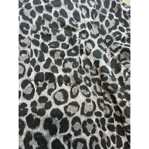 Torrid 1 Relaxed fit leopard print layering summer top career casual - Picture 3 of 6